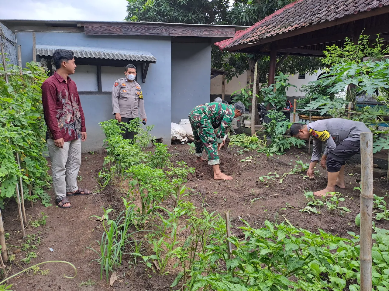 Kapolres Pasuruan Himbau Bhabinkamtibmas Terus Aktifkan Program Ketahanan Pangan