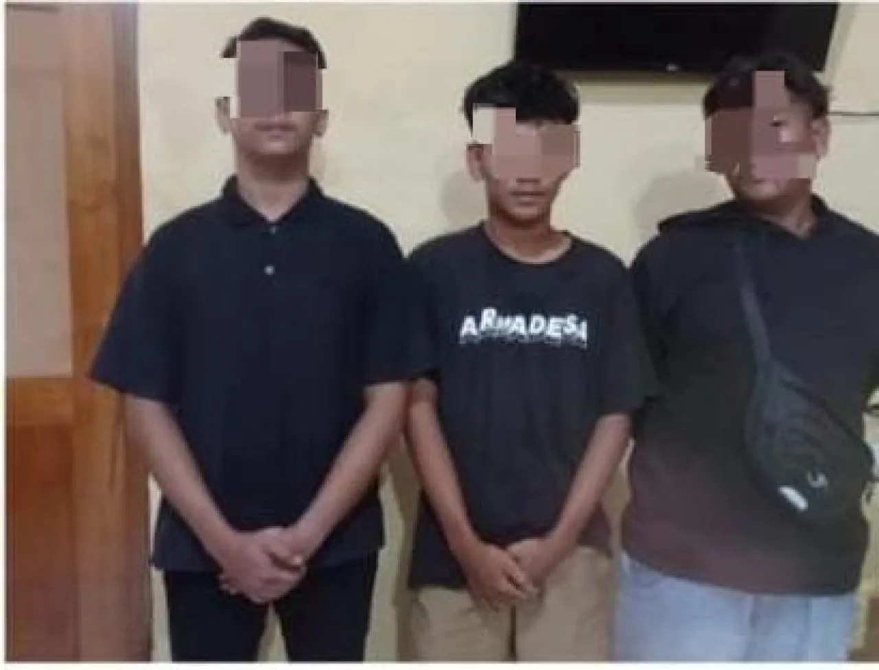 Tiga Pelaku Pengeroyokan di Angkringan Nganjuk Diamankan Polisi