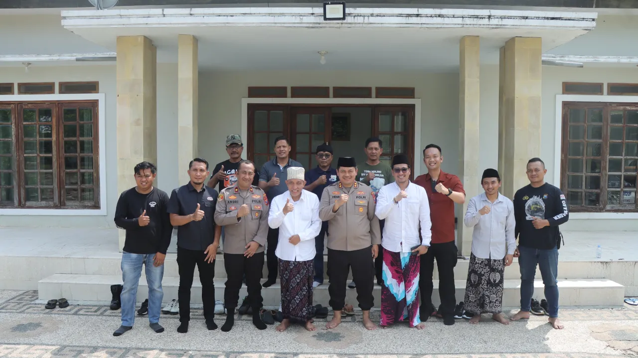 Kapolres Nganjuk Kunjungi Ponpes Mojosari, Pererat Sinergi Jaga Kamtibmas