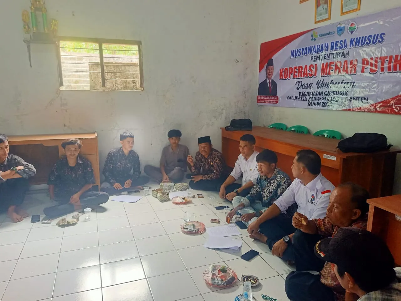 Musawarah Desa Khusus MusDesus  Pembentukan Koperasi Desa Merah Putih Desa Umbulan  Kecamatan cikeusik