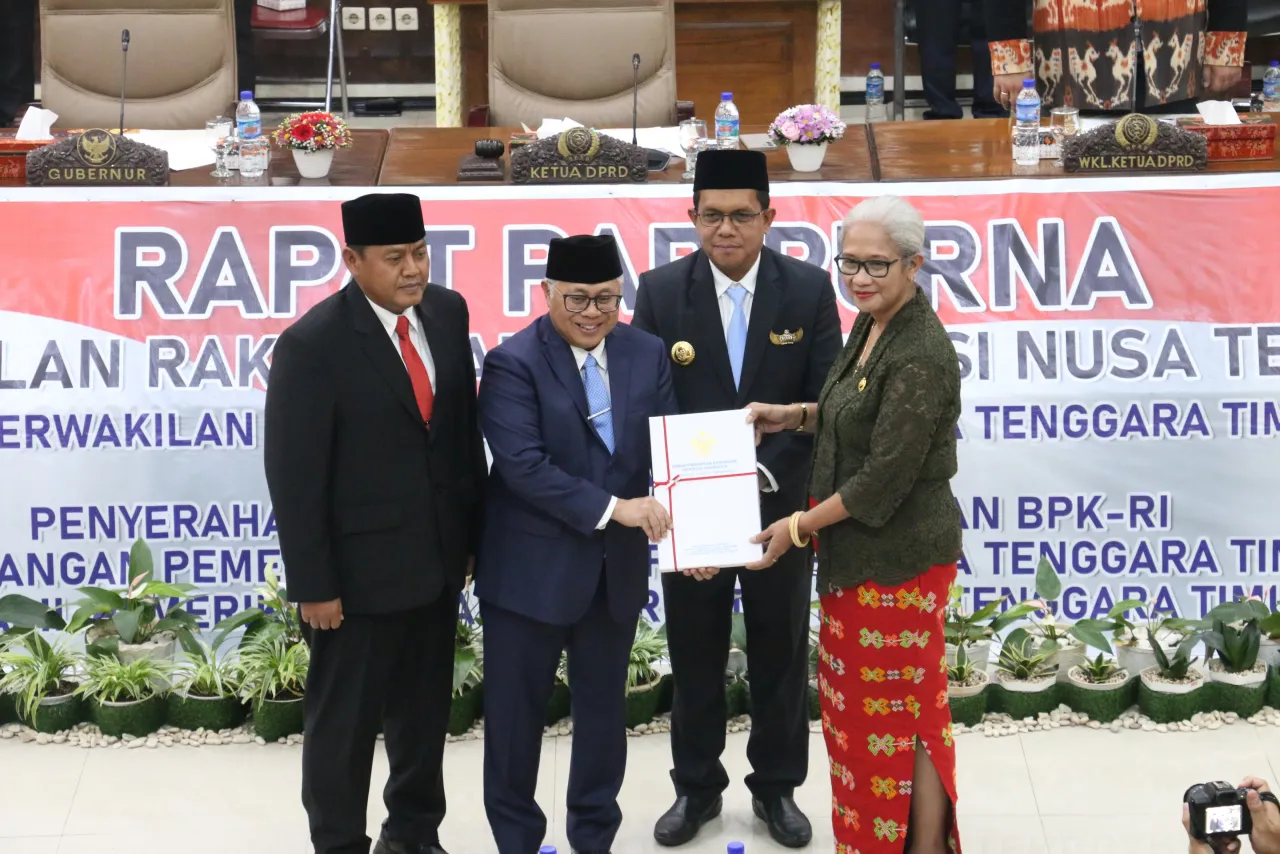 Pemprov. NTT kembali raih Opini WTP dari BPK RI