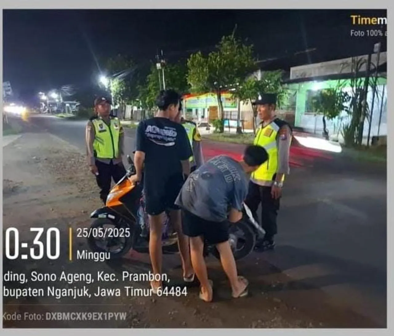 Amankan Akhir Pekan, Polres Nganjuk Gencarkan Patroli SREG Skala Besar