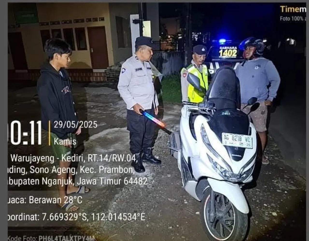 Libur Kenaikan Yesus Kristus, Polres Nganjuk Siagakan Patroli SREG