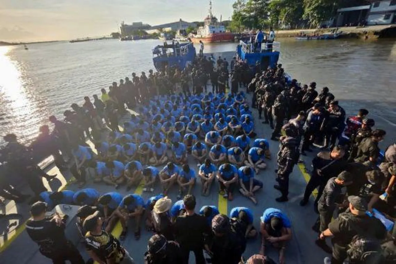 100 Napi Beresiko Tinggi Dipindahkan ke Lapas Nusakambangan