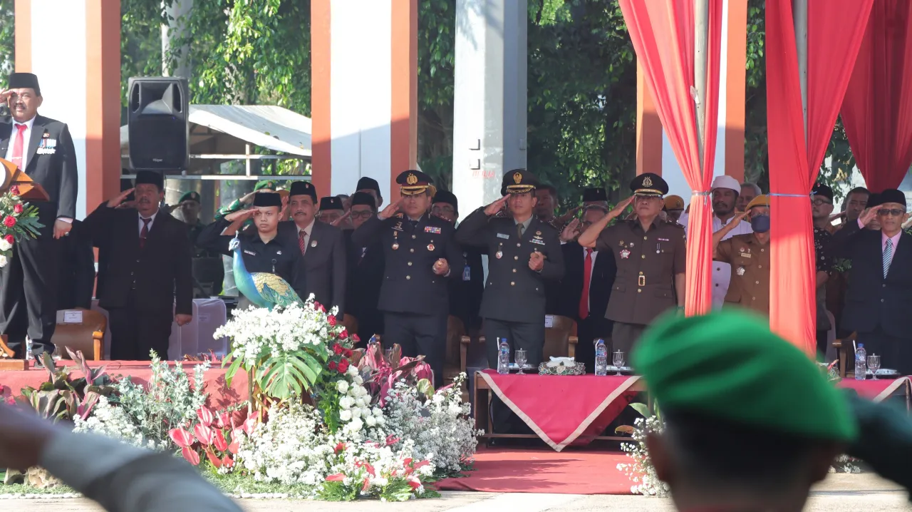 Peringati Hari Lahir Pancasila, Kapolres Nganjuk Tegaskan Komitmen Jaga Persatuan 