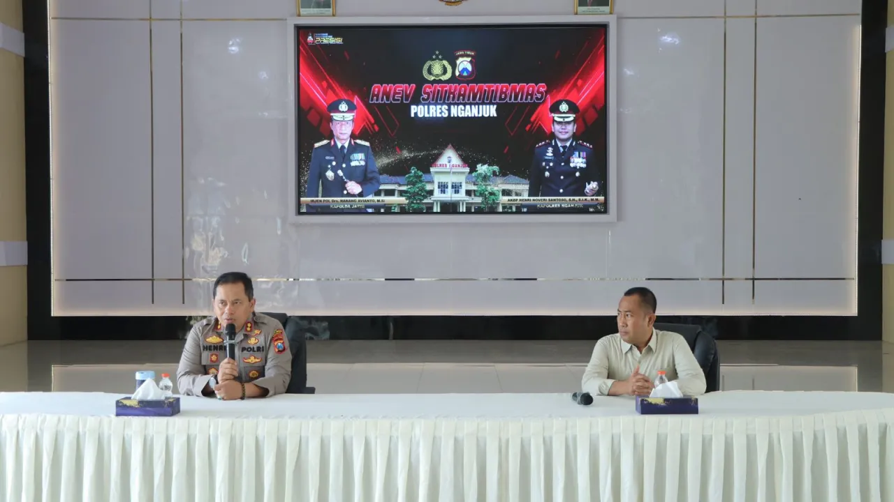 Anev Mei 2025: Kapolres Nganjuk Soroti CCTV dan Percepatan Penyelesaian Kasus