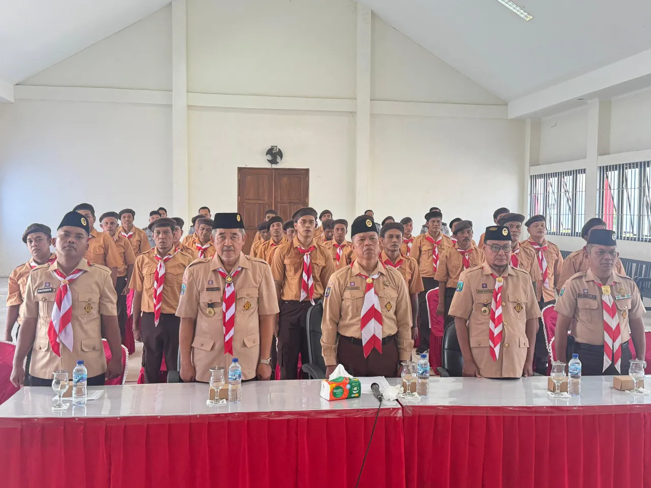 Perkuat Pembinaan dan Kemandirian Warga Binaan, Lapas Narkotika Pamekasan Ikuti Perkemahan Satya Dharma Bhakti