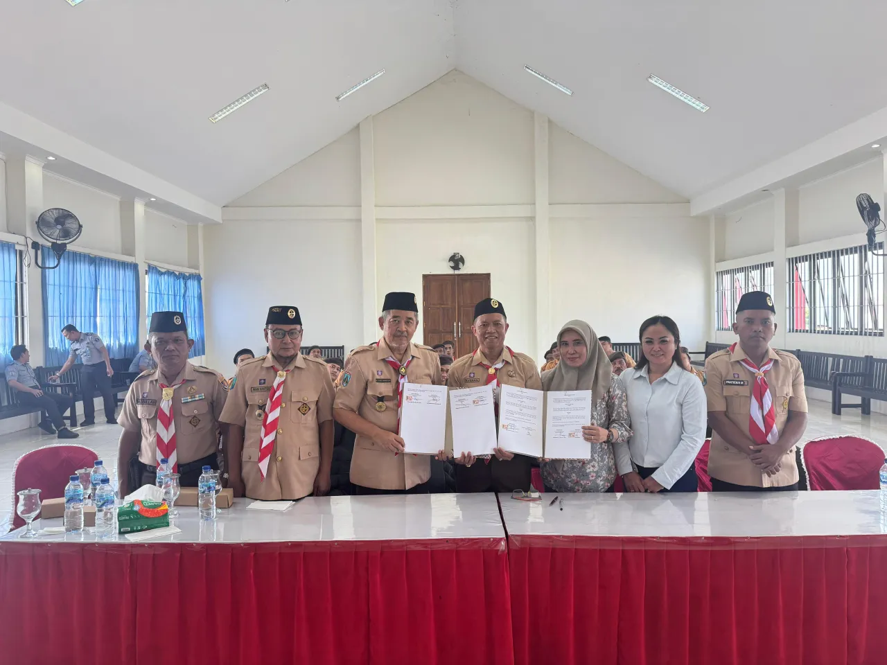 Lapas Narkotika Pamekasan Jalin Kerja Sama dengan Kwarcab Gerakan Pramuka dan Sanggar Senam Talang Siring