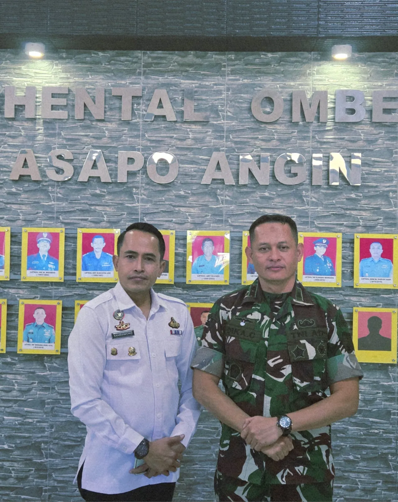 Awali Kolaborasi dengan Dandim Baru, Karutan Sampang Lakukan Kunjungan Perdana ke Kodim 0828 Sampang