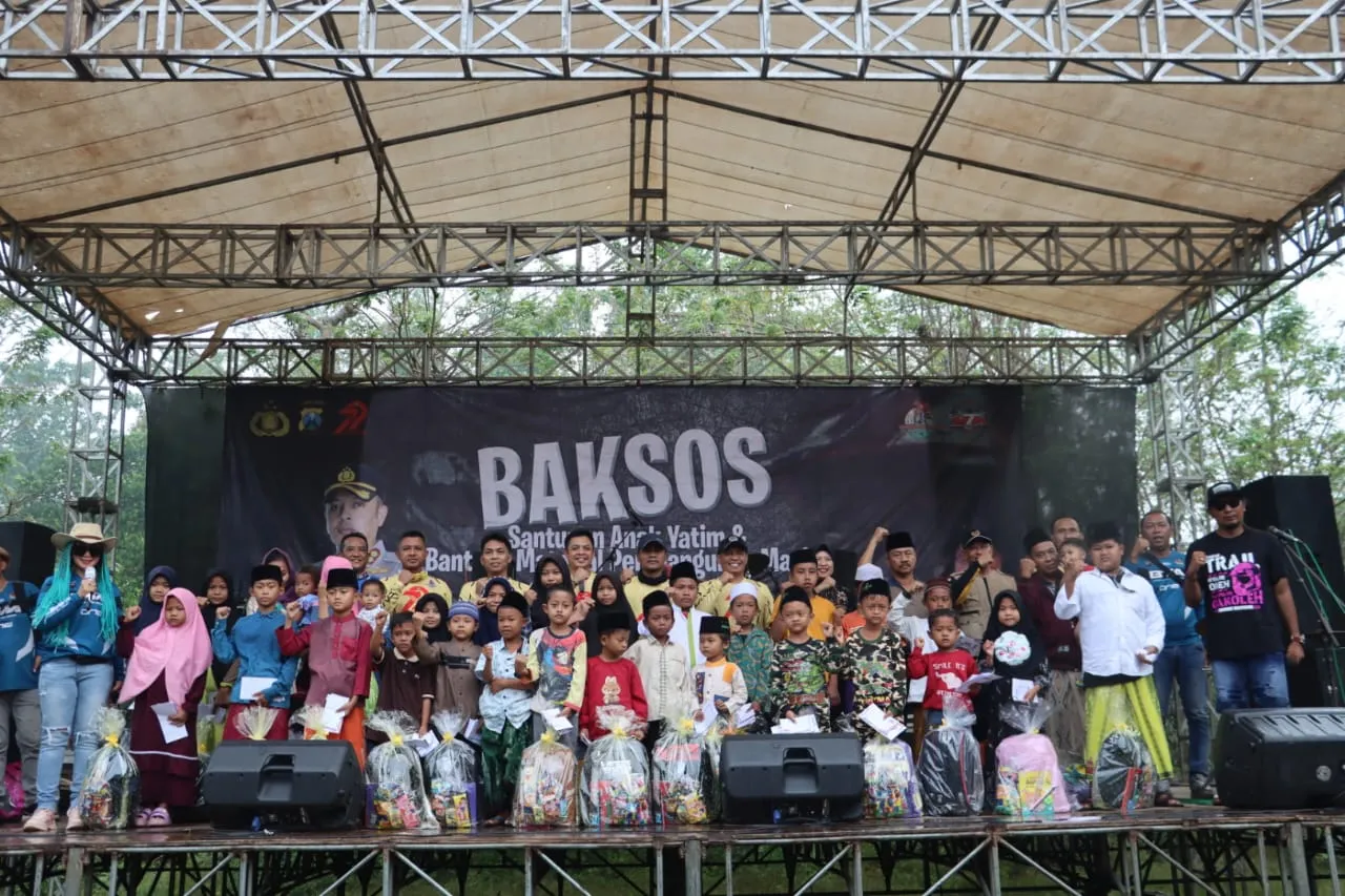 Kapolres Bangkalan Maknai Hut Bhayangkara Ke- 79 Dengan Baksos Touring Trail Adventure