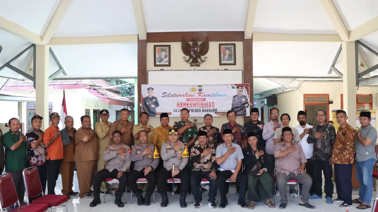 Kapolres Nganjuk Dorong Forkopimcam untuk ikut antisipasi Kerawanan Wilayah 