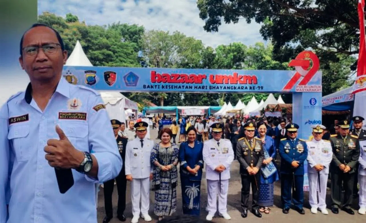 Aswin Kasim, Sosok Pejuang Sunyi di Balik Peringatan Hari Bhayangkara ke-79 di Sulut