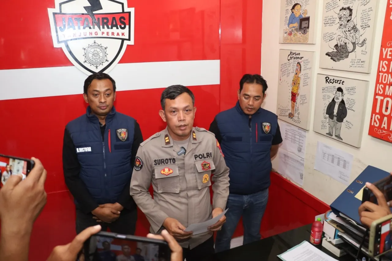 Polres Pelabuhan Tanjung Perak Tangkap DPO Pelaku Curanmor Yang Beraksi di 20 TKP