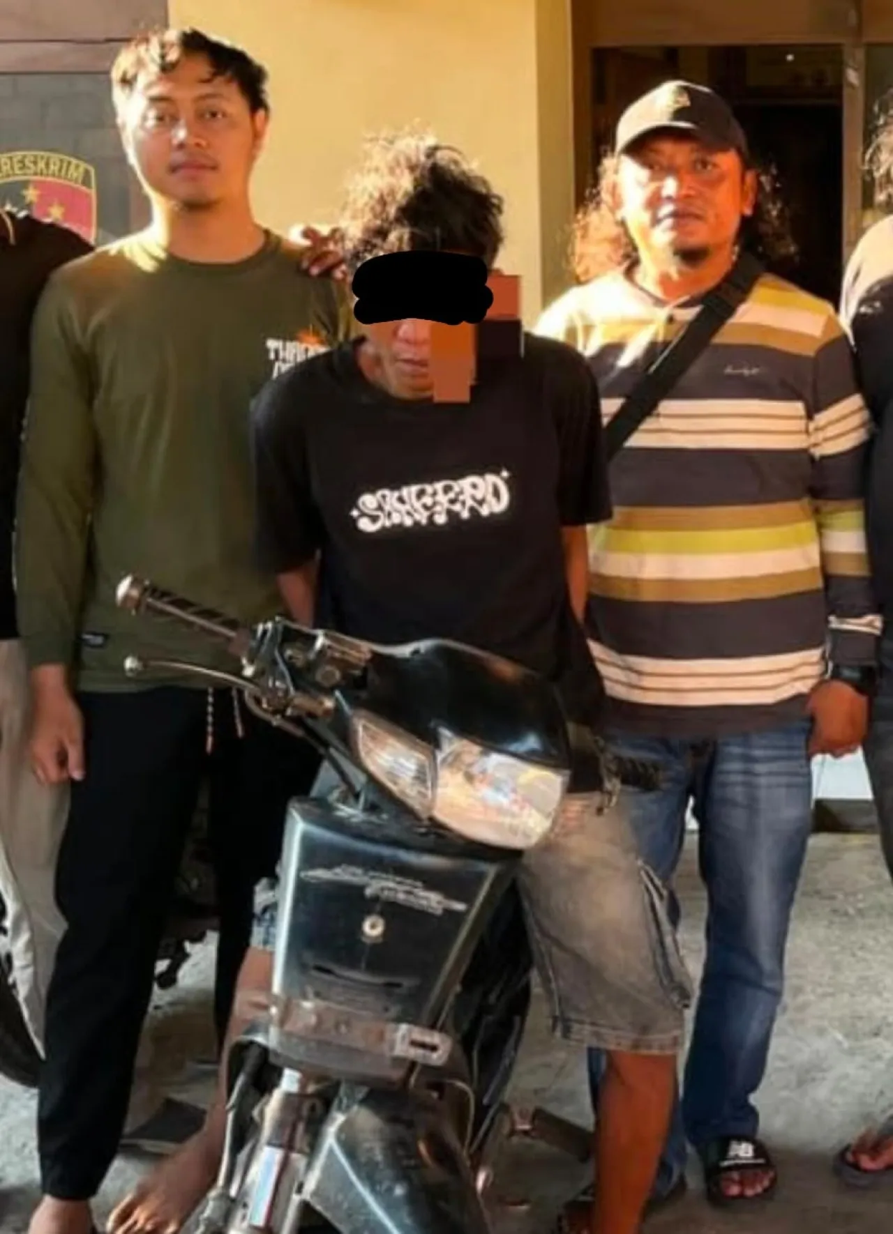 Polres Nganjuk Tangkap Terduga Pelaku Curanmor di Baron
