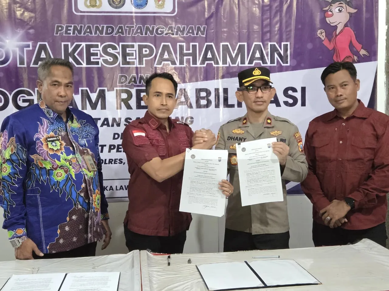 Rutan Sampang dan APH Bersinergi untuk Menciptakan Sistem Pemasyarakatan yang Bebas dari Narkoba
