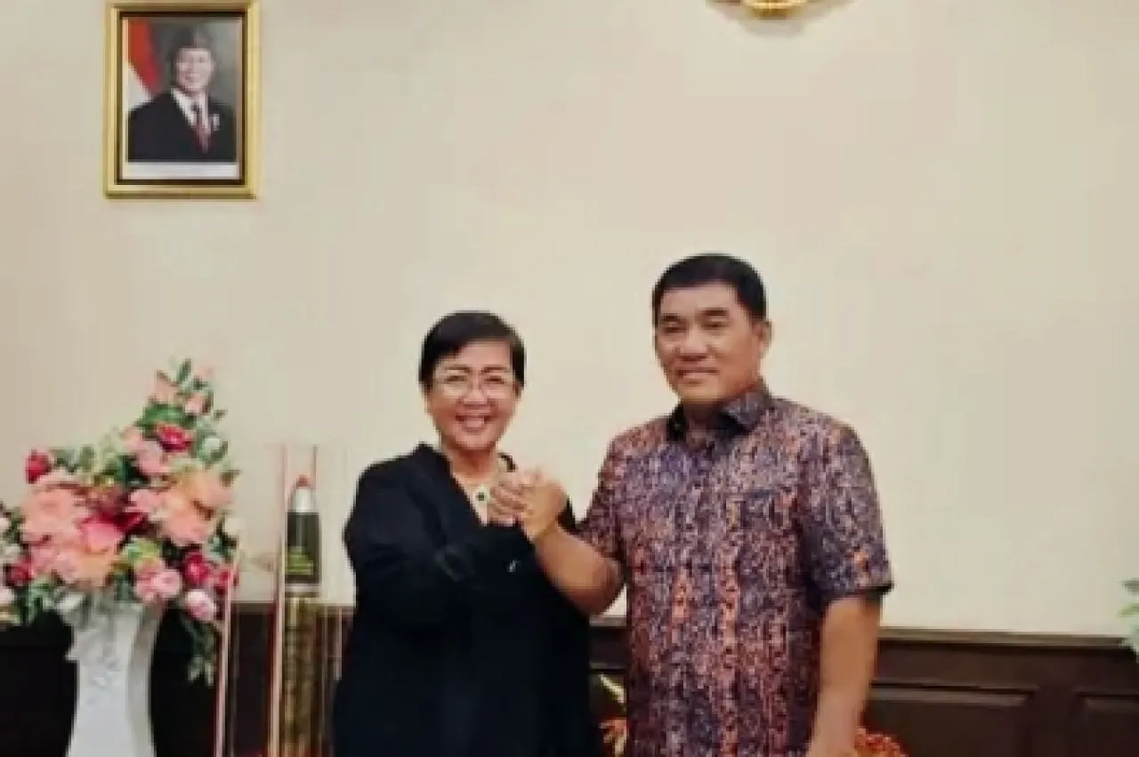 Gubernur Yulius dan Wagub Victor Terima Conny Rumondor, Bahas Sinergi Strategis Bangun Sulut