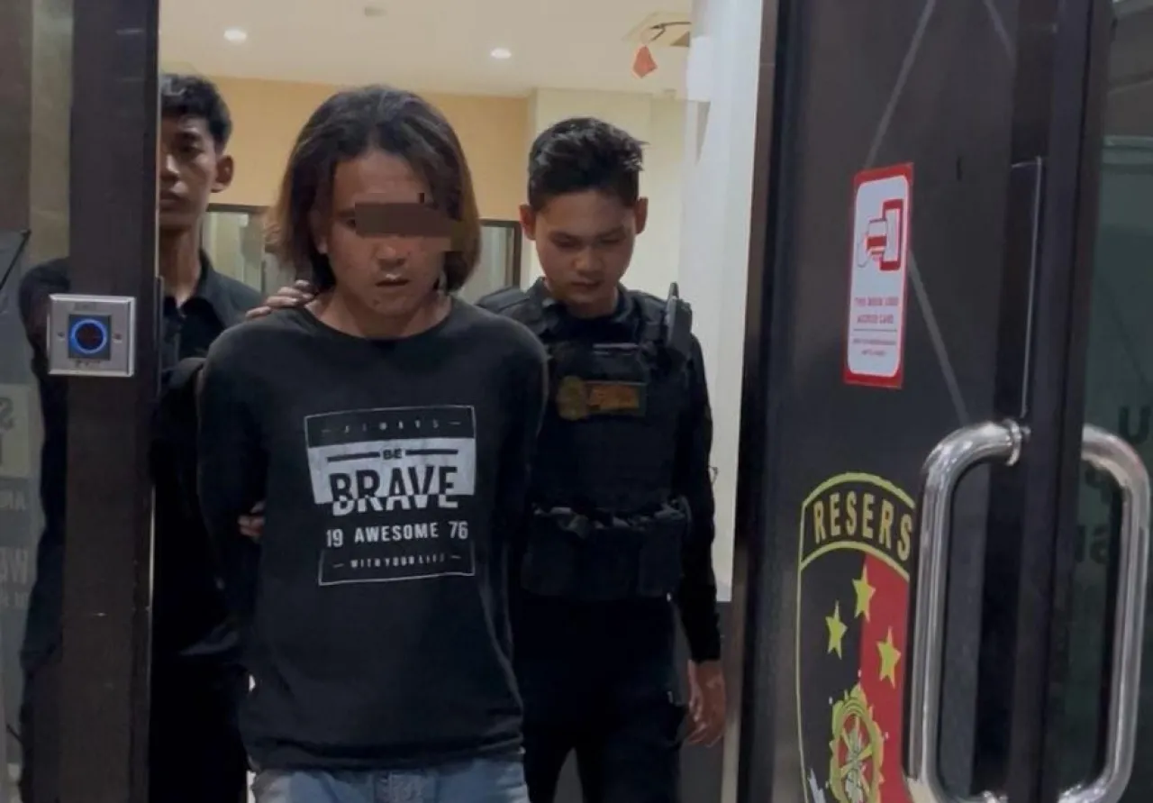 Polisi Berhasil Amankan Pelaku Penusukan Sopir Truk di SPBU Bunder Gresik