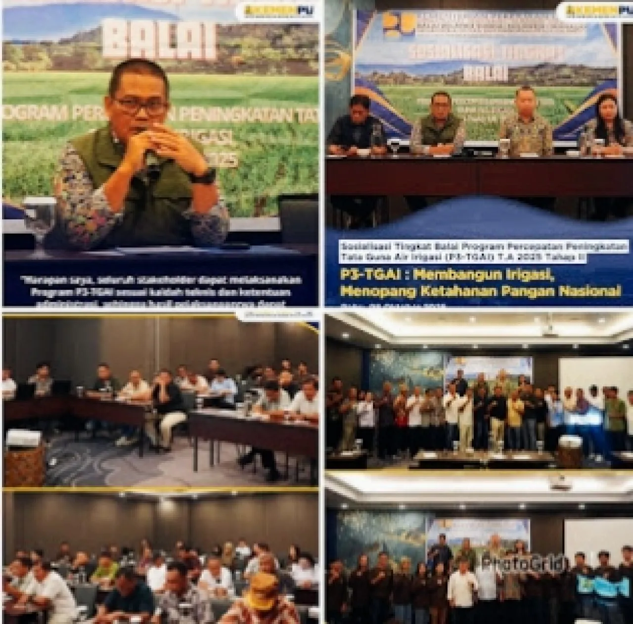 Lewat P3-TGAI Tahap II, BWS Sulawesi I Teguhkan Komitmen Wujudkan Ketahanan Pangan Nasional