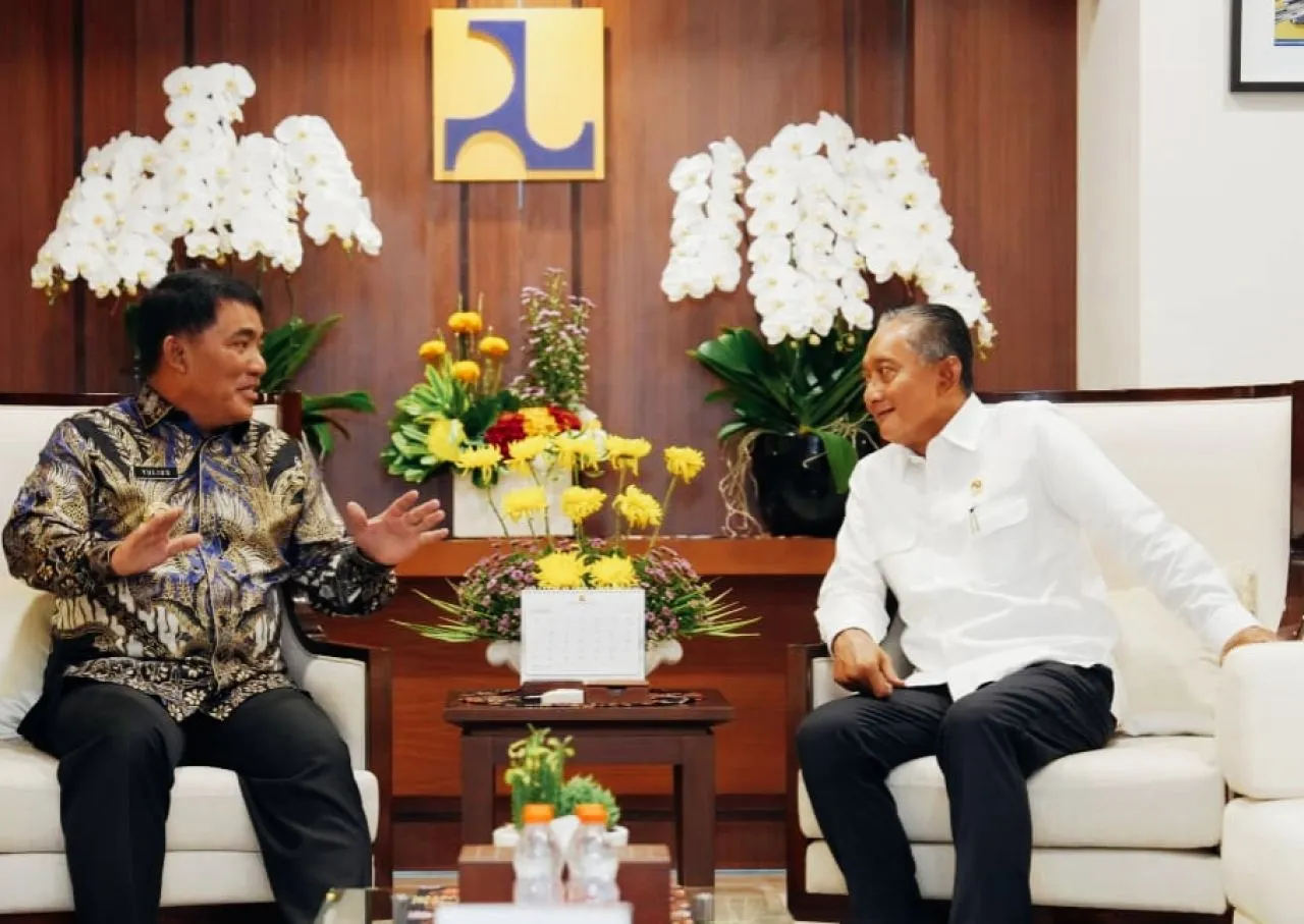 Gubernur Yulius Selvanus Genjot Percepatan Pembangunan, Jalin Sinergi Strategis dengan Menteri PUPR