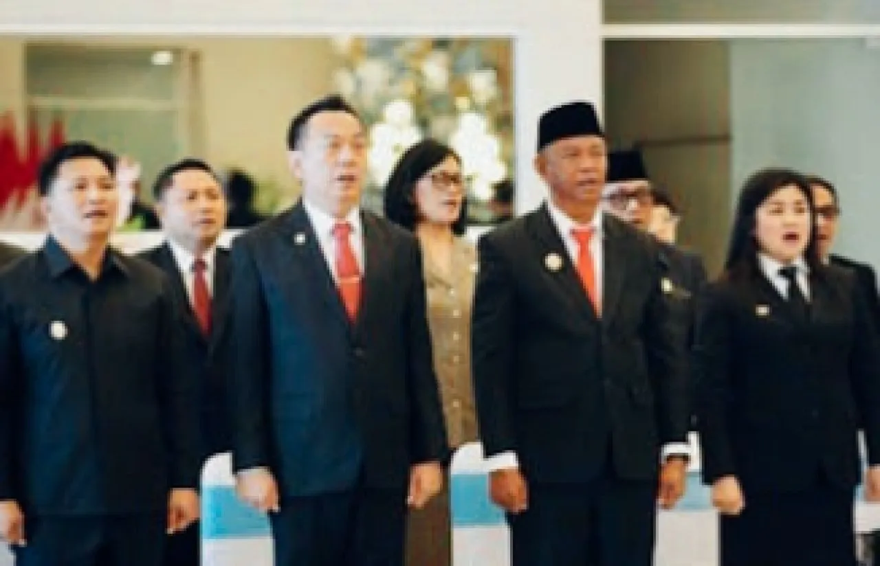 Dukung Tata Kelola Keuangan Daerah, Bupati Franky Wongkar Hadiri Pengukuhan Kepala Perwakilan BPKP Sulut