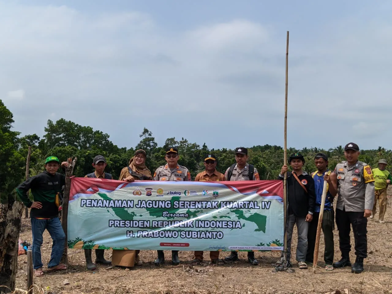 Penanaman Jagung Serentak Kuartal IV Bersama Presiden Prabowo Subianto 