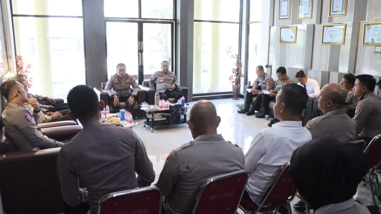 Ngopi Bareng Bahas Kamtibmas, Polres Nganjuk Perkuat Sinergi Jajaran