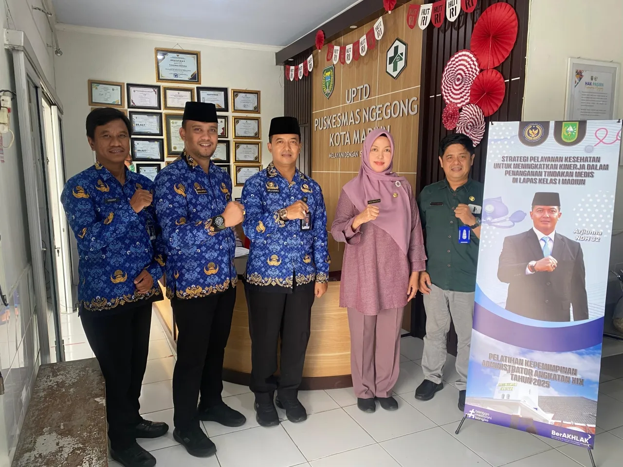 Perkuat Sinergi Layanan Kesehatan, Lapas Kelas I Madiun Lakukan Kunjungan ke Puskesmas Ngegong Kota Madiun