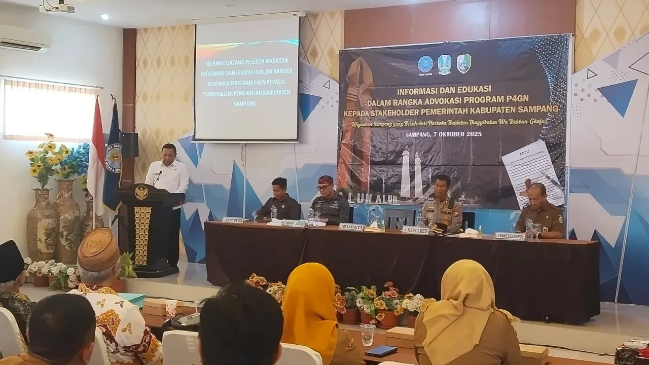 Buka Kegiatan P4GN BNNP Jatim, Bupati Sampang: Sinergi Kunci Wujudkan Daerah Bebas Narkoba