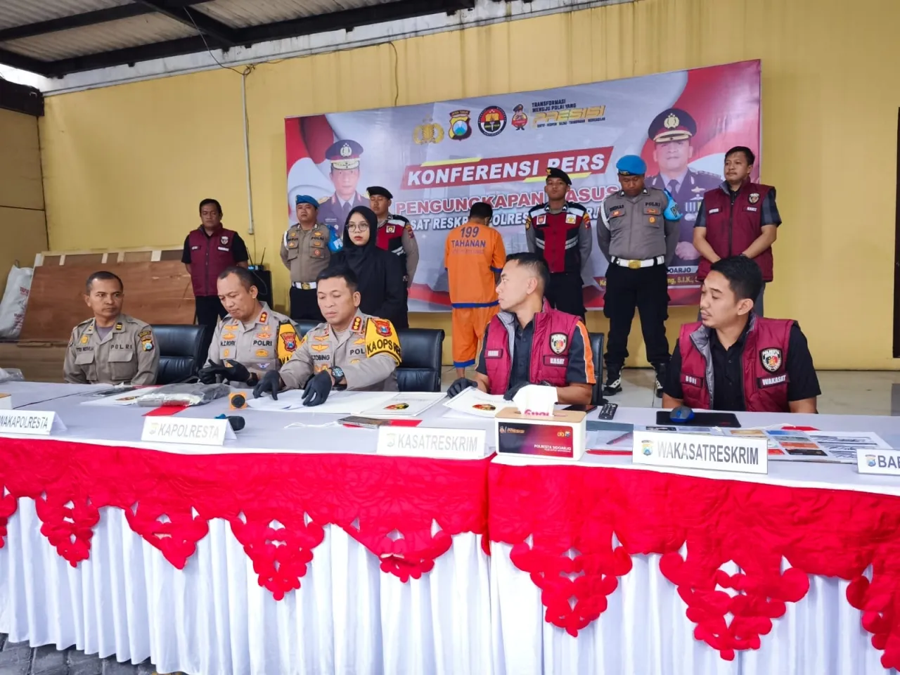 Polresta Sidoarjo Ungkap Misteri Jasad di Arteri Porong, Amankan Satu Tersangka