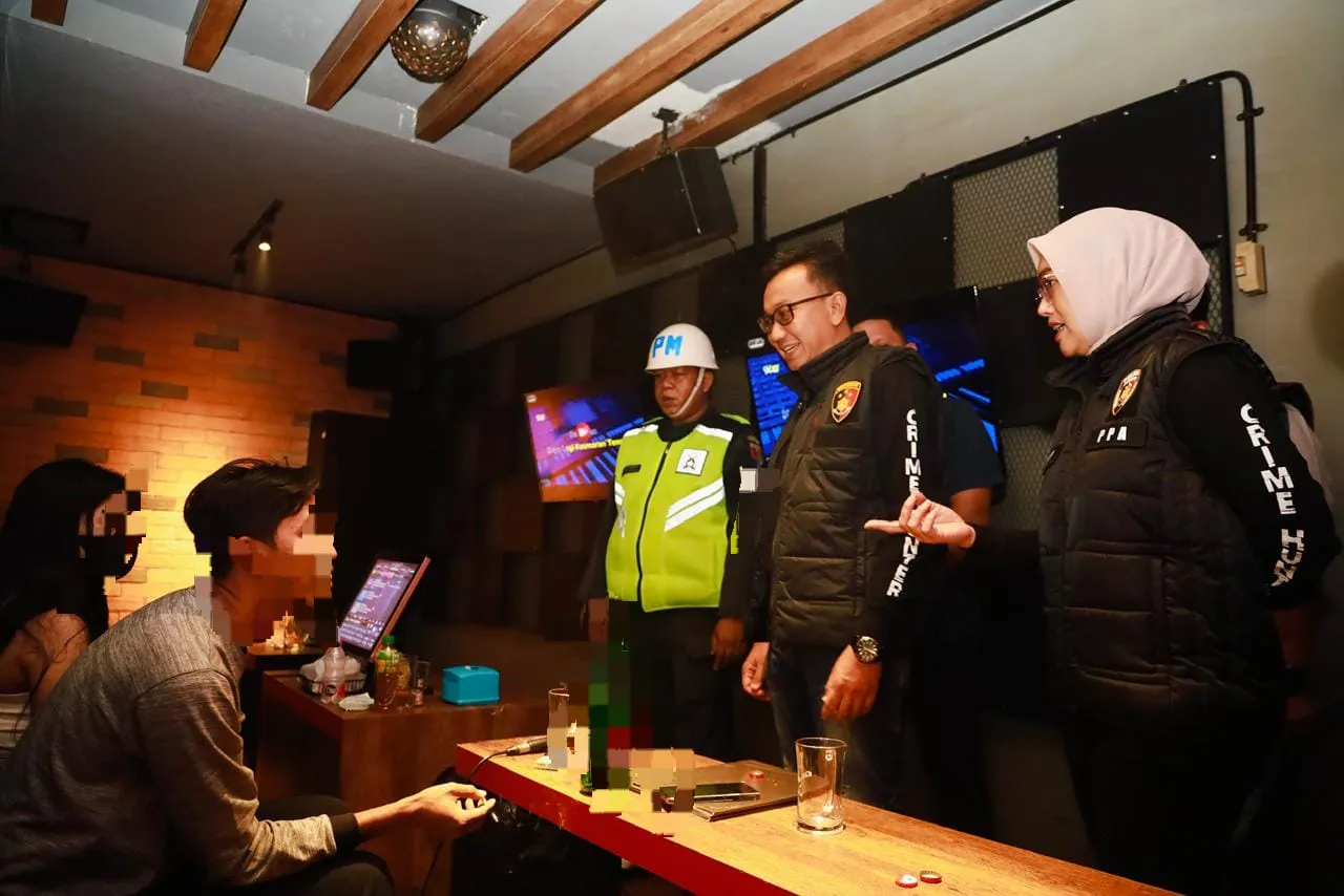 Jelang Nataru Polres Jember Gelar Razia Tempat Hiburan Malam
