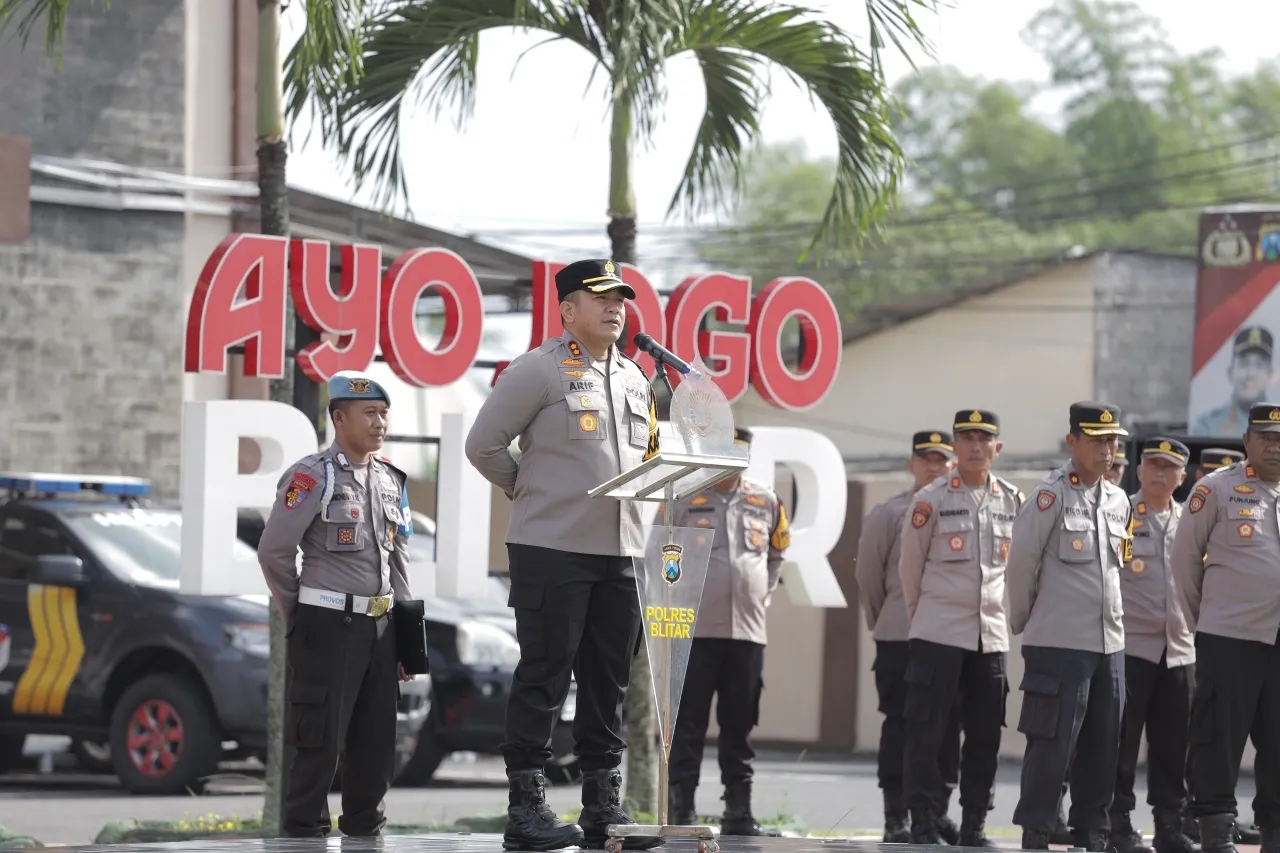 Polres Blitar Masuk 55 Satuan Kerja Polri Berpredikat WBK Tahun 2025