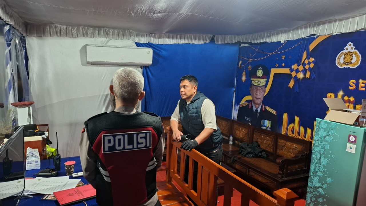 Jelang Arus Balik dan Lebaran Ketupat, Kapolres Bangkalan Tinjau Langsung Pos Pengamanan
