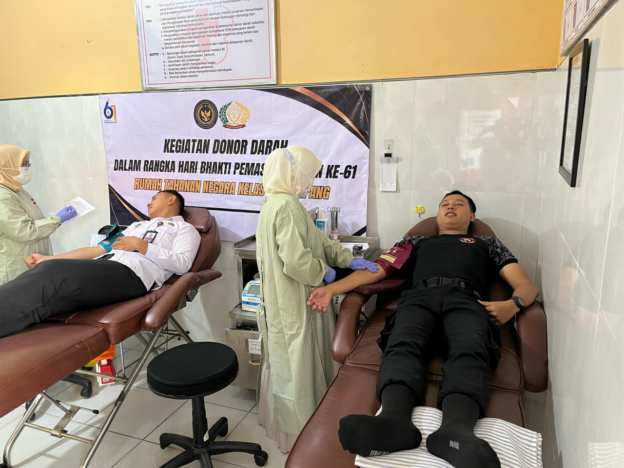 Setetes Darah Untuk Sejuta Harapan di Hari Bakti Pemasyarakatan ke- 61 untuk Kemanusiaan