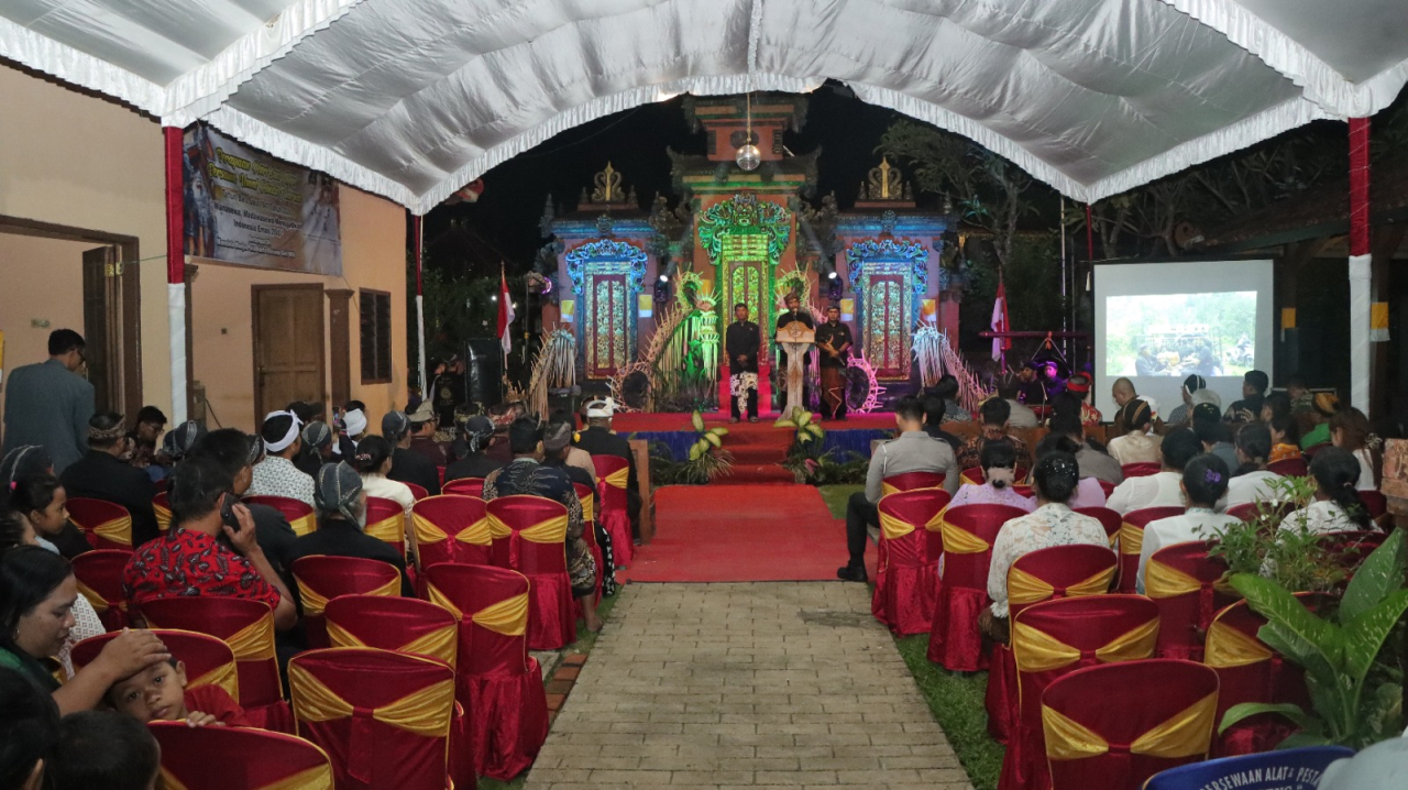 Kapolres Nganjuk Hadiri Dharma Santi, Serukan Toleransi Antarumat Beragama 