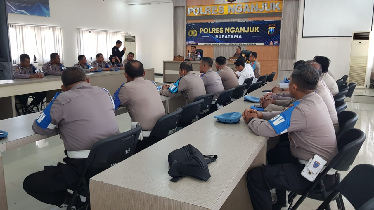 Supervisi Bidpropam Tahap I 2025, Polres Nganjuk Terima Arahan Tegas Soal Etika dan Disiplin