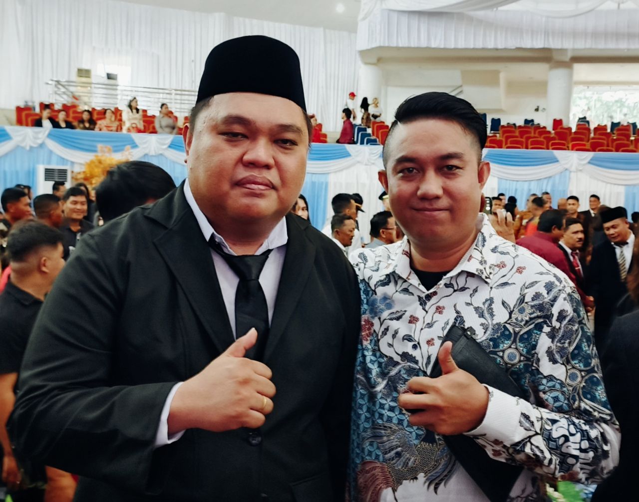 Wakil Bupati Sangihe Tendri Bulahari bersama Tokoh Muda Talaud Randy Bajang