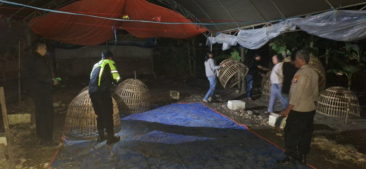 Respon Cepat Polres Nganjuk Usai Pemberitaan Media, Cek Lokasi Diduga Sabung Ayam di Sukomoro