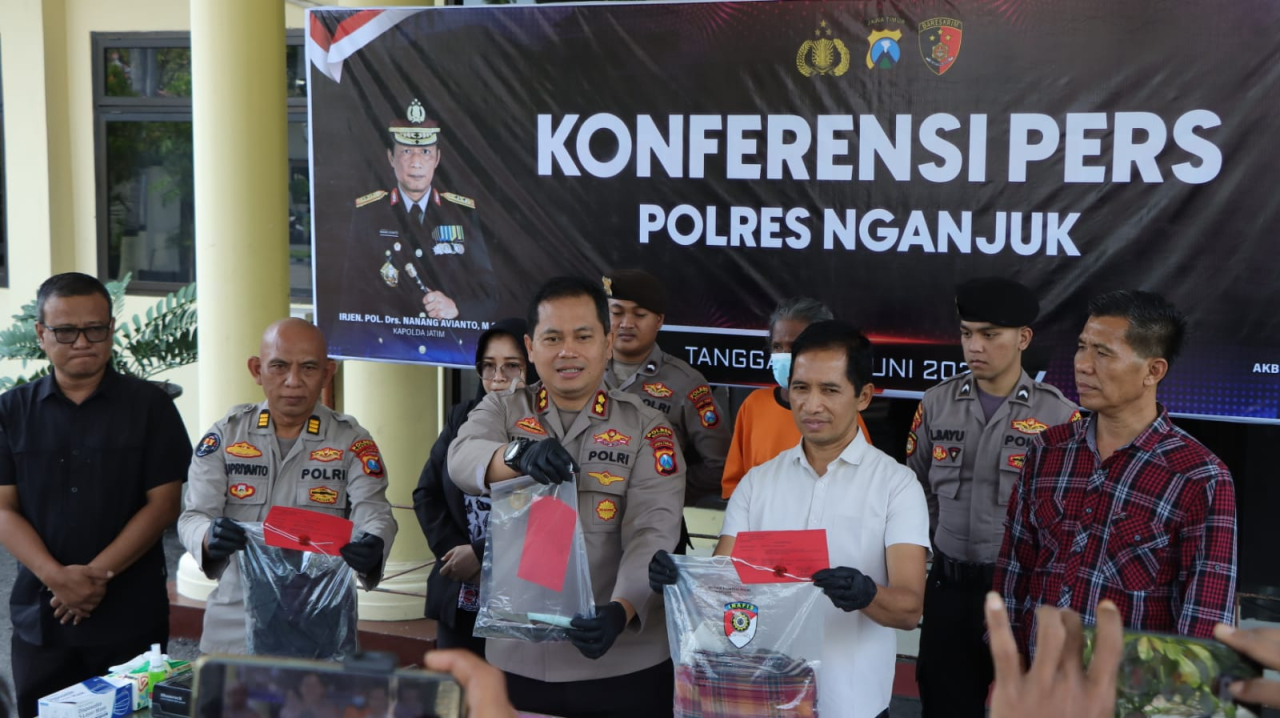 Tersangka Pembunuhan di Bawah Jembatan Ringinanom Dibekuk, Satreskrim Polres Nganjuk Ungkap Motif Sakit Hati