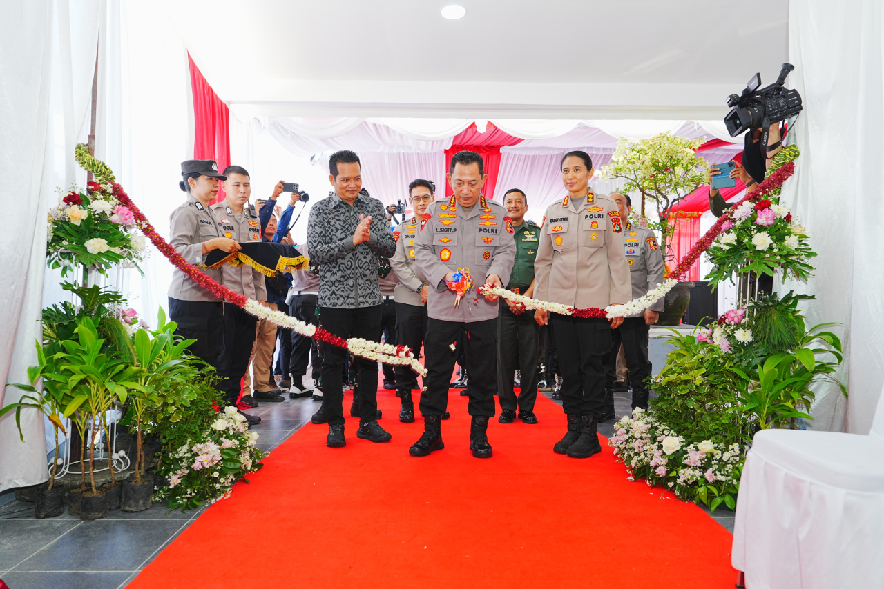Kapolri Resmikan SPPG Polres Jembrana, Komitmen Sukseskan Program MBG