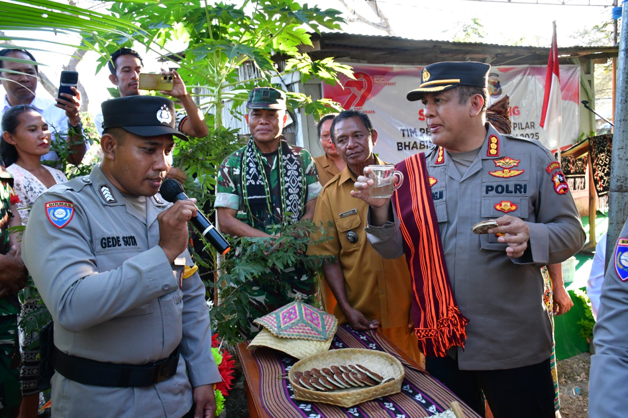 Bhabinkamtibmas Desa Benu Sulap Sopi Jadi Gula Aren Adalah Bentuk Transformasi Sosial Luar Biasa 