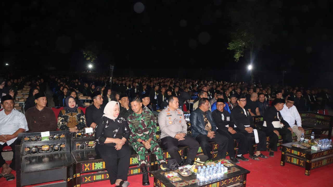 Pengesahan PSHT Berjalan Kondusif, Kapolres Nganjuk Apresiasi Pesilat dan Personel Pengamanan