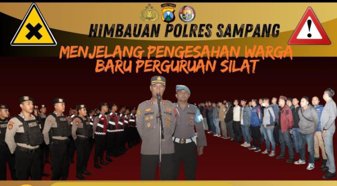 Himbauan Kapolres Sampang Menjelang Pengesahan Warga Baru Perguruan Silat, Tegaskan Tidak Melakukan Konvoi