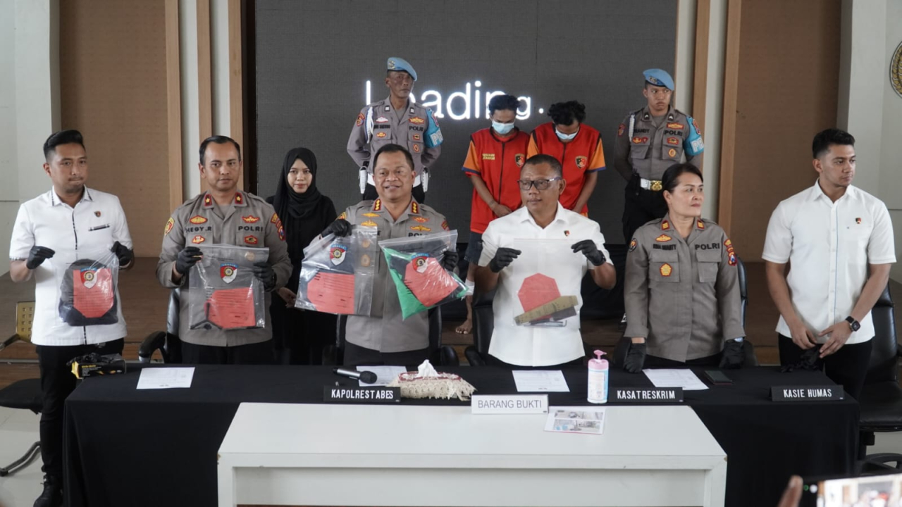 Polrestabes Surabaya Berhasil Amankan Dua Tersangka Curanmor Sasar 3 TKP