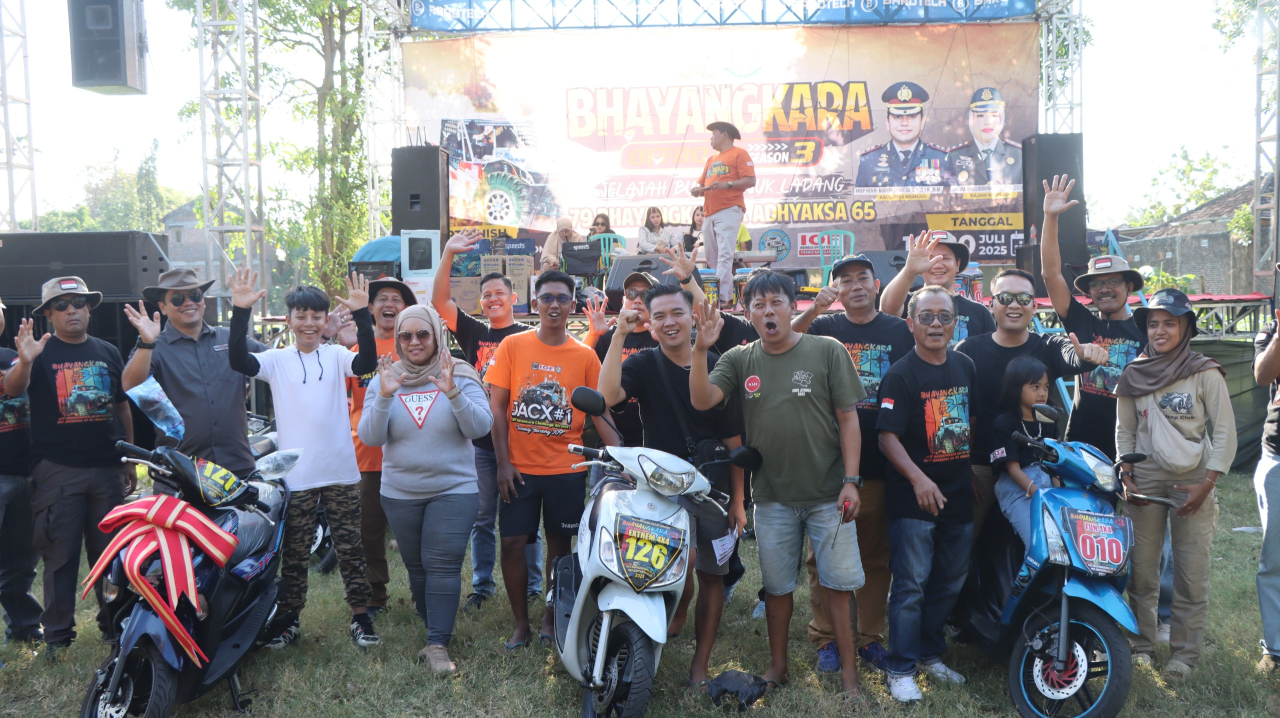 Offroad Ngajiro Resmi Ditutup, Kapolres dan Kajari Apresiasi Semangat Jelajah Bumi Anjuk Ladang 