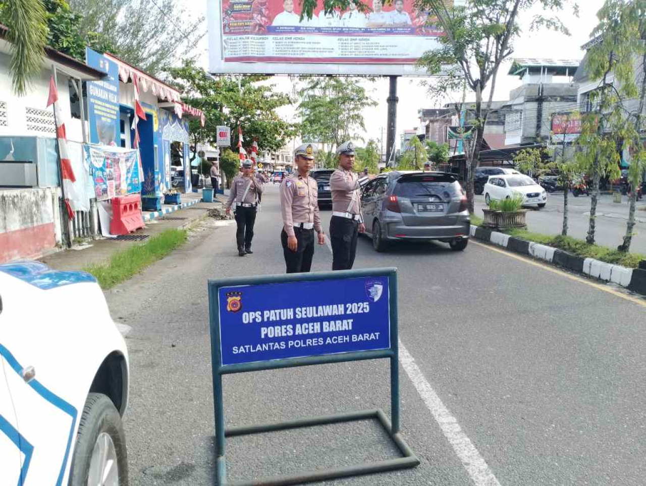 Hari Ke- 8 Operasi Patuh Seulawah 2025, Satlantas Polres Aceh Barat Tilang 28 Pengendara