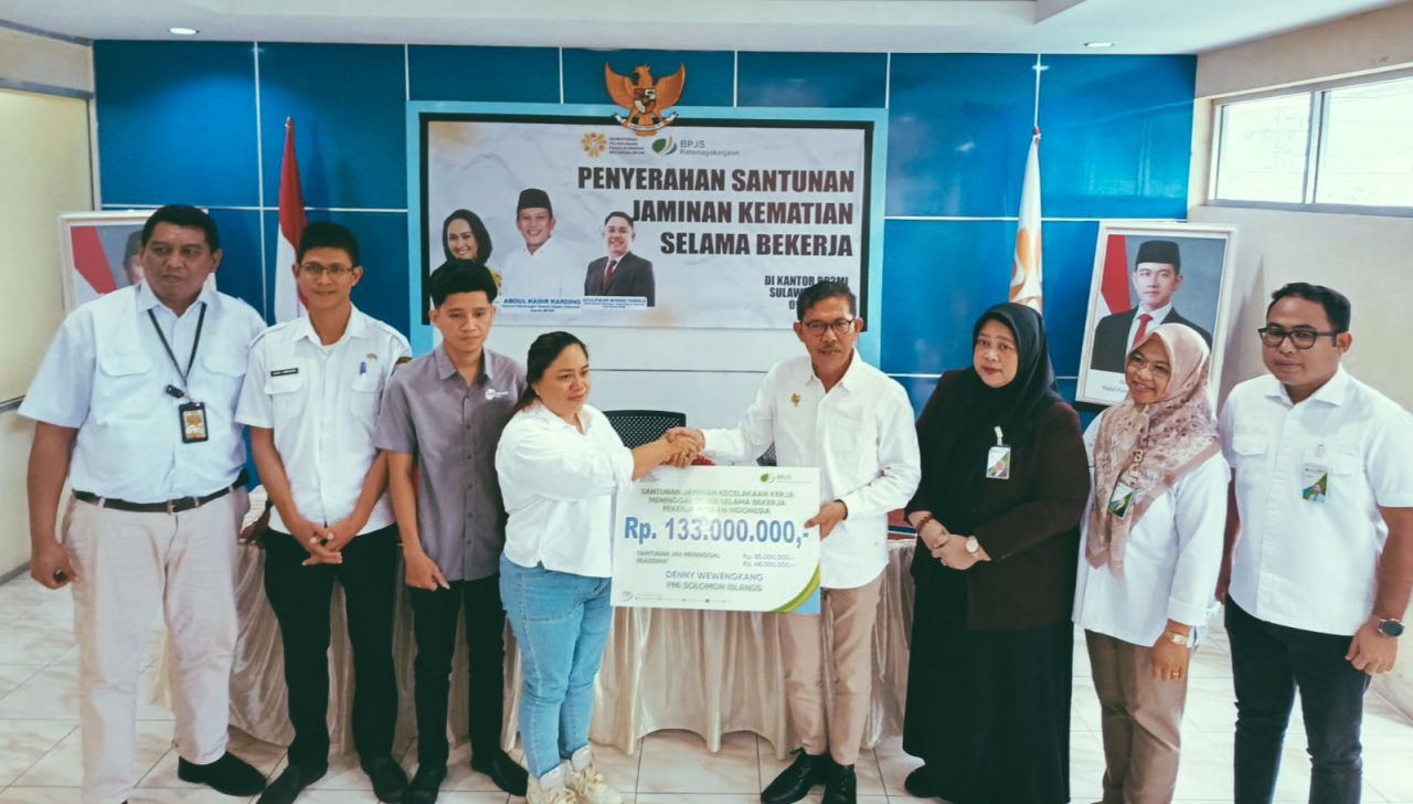Negara Hadir! BP3MI Sulut dan BPJS Ketenagakerjaan Serahkan Santunan Rp133 Juta untuk Keluarga PMI Minut