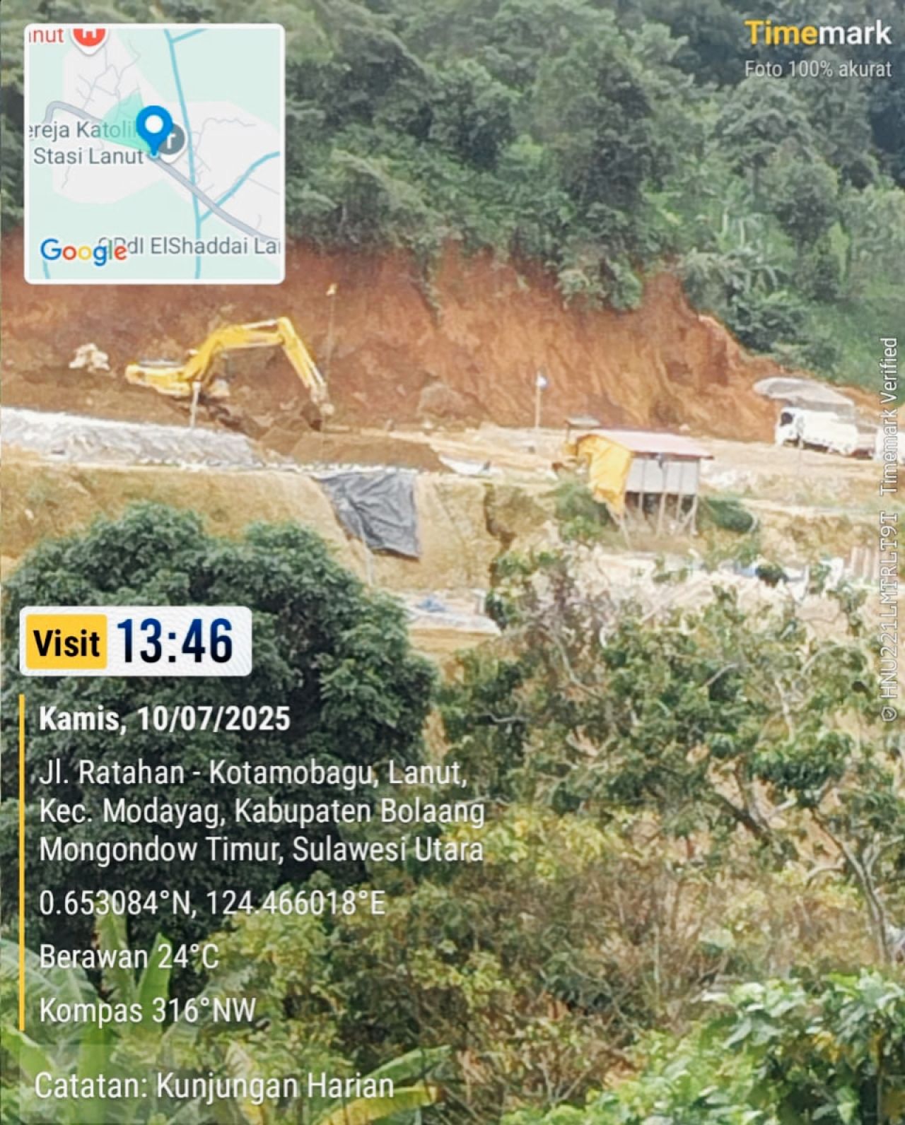 Tambang Emas Ilegal di Boltim Marak, Diduga Milik CG alias Glori: Polres Bungkam, Warga Teriak Keadilan