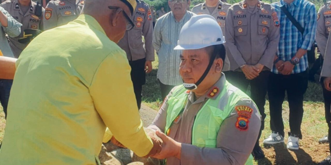 Kapolres Boltara Resmikan Groundbreaking 10 Rumah Dinas untuk Wakapolres dan Pejabat Utama
