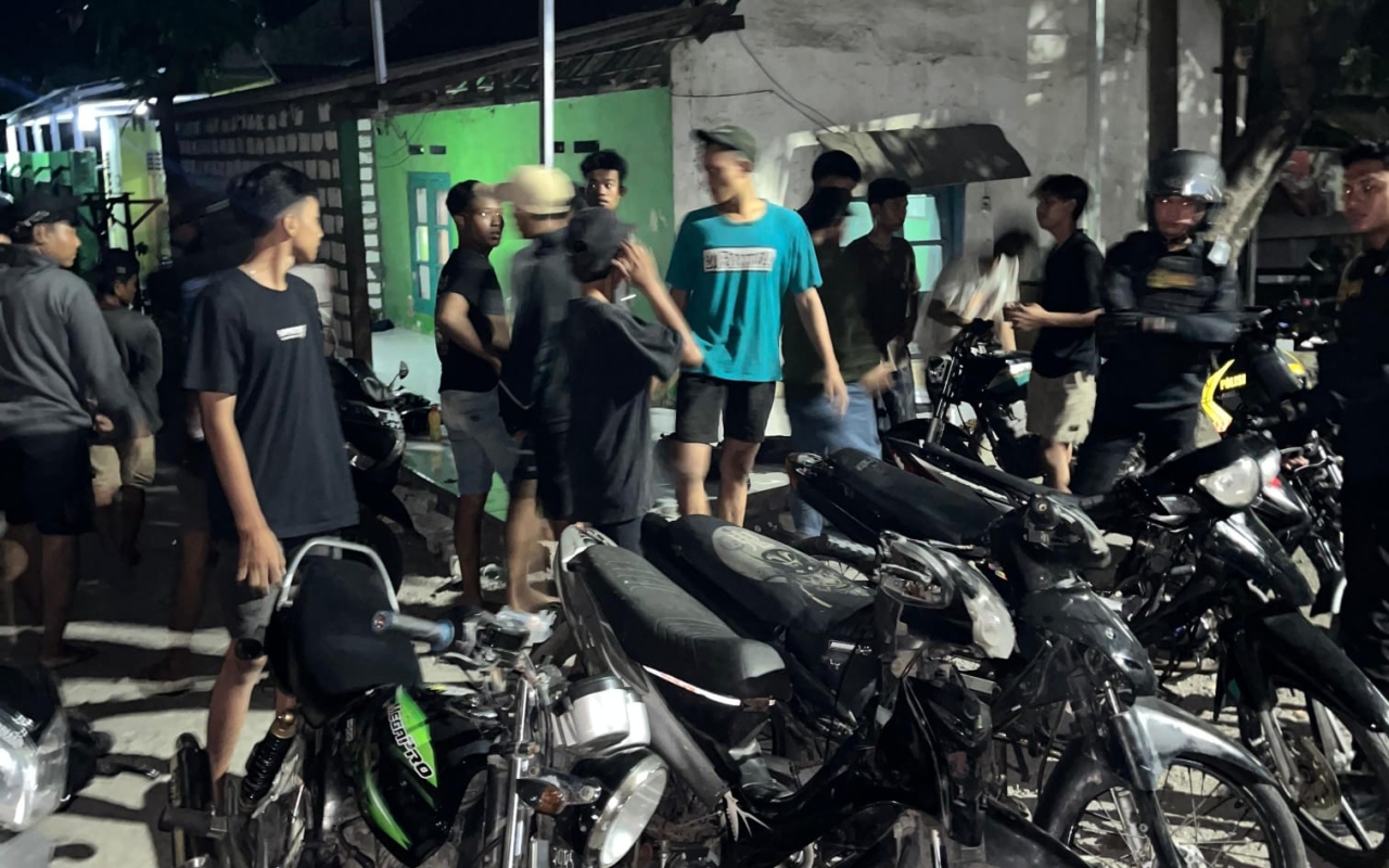 Respons Cepat Polres Gresik, Enam Remaja Balap Liar Diamankan Sat Samapta di Jalan Raya Bungah
