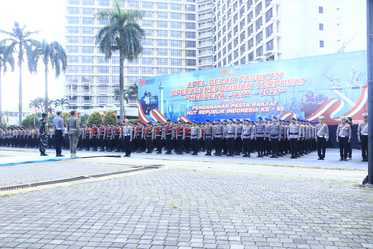 9.035 Personel dikerahkan untuk Amankan HUT ke-80 RI